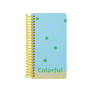 Cuaderno Espiral Multicolor Pastel y Retro con Puntos para Estudiantes y Notas Diarias - Product Image 5