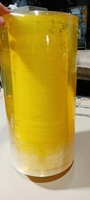 Película Estirable de PVC de Grado Alimenticio de 11 micras, Rollo Jumbo de 500 m, Resistente a la Humedad, Suave, para Envolver Chocolate, Chicle, Pastel, Gelatina y Leche