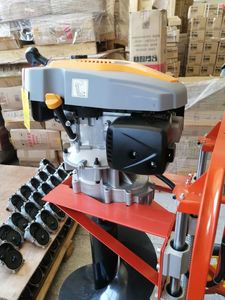 9HP Earth Auger with <b>Hand</b> Rack Gasoline Hole Digger with 600mm <b>Drill</b> Ground <b>Drill</b> with Trolley - Product Image 2