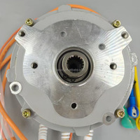 Ensemble de contrôleur de moteur sans balais à onde sinusoïdale 60V 3000W 3000rpm, 18T, moteur Bldc étanche pour assistance tricycle, AVT