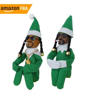 2024 Nouveautés Autres décorations de Noël Snoop On A Stoop Christmas Elf Doll