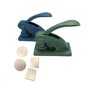 Sello <span class=keywords><strong>de</strong></span> Relieve Personalizado Portátil <span class=keywords><strong>de</strong></span> Acero y Manual para Invitaciones <span class=keywords><strong>de</strong></span> Boda, Papel, Certificados - Product Image 3