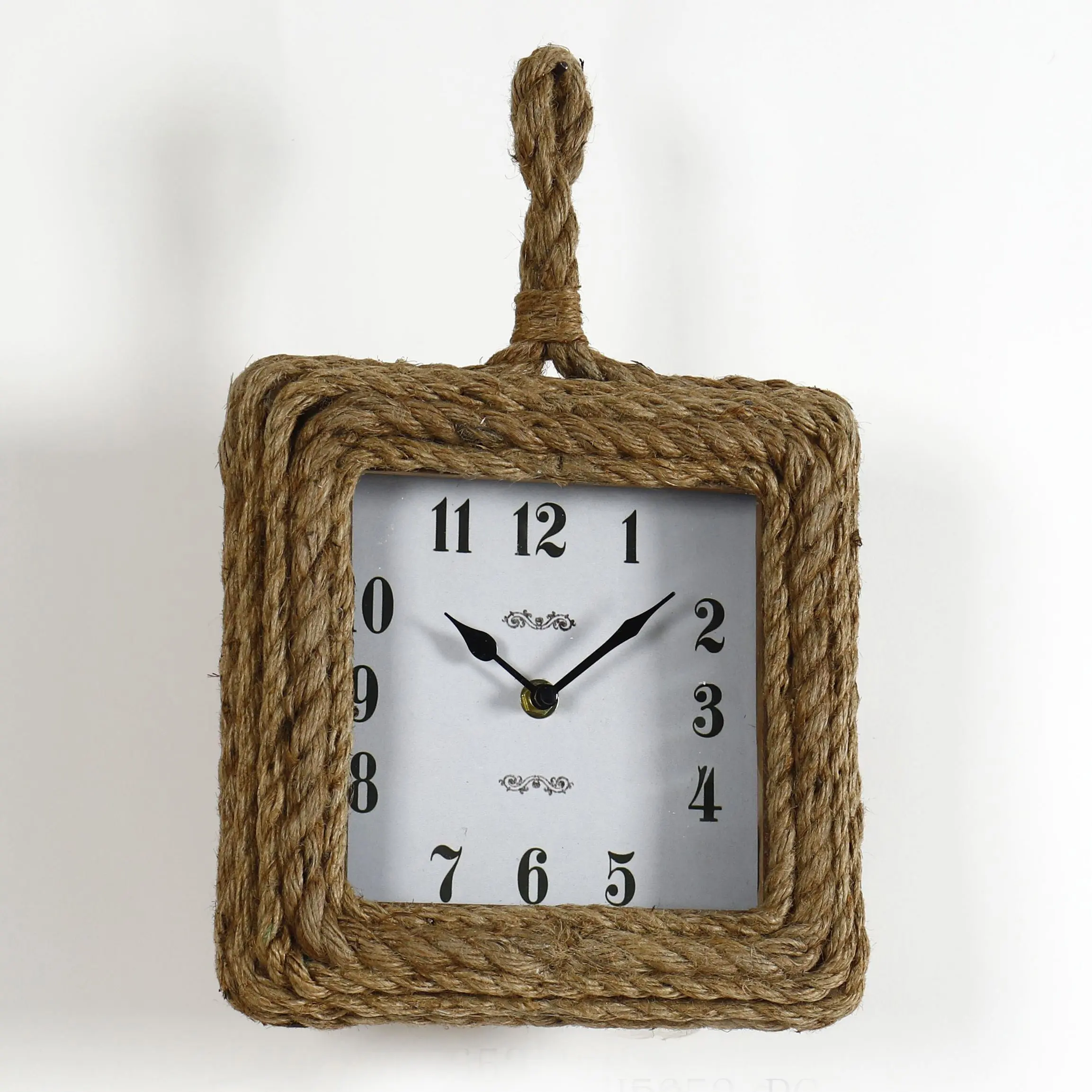 Eco -friendly table watch clock 2023 Beite New arrival hemp rope watch wall clock for home decor
