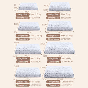 Rose Velvet Große Hunde matte <span class=keywords><strong>Soft</strong></span> Chew-Resistant Herbst-und Winter-Haustier matte Geeignet für alle Jahreszeiten Katzen hunde bett - Product Image 3