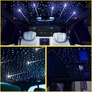 Lumière de ciel étoilé pour voiture, lampe d'ambiance à fibres optiques pour la maison, contrôle musical, éclairage de plafond RGB 12W, interface 1/2, LED 8 couleurs - Product Image 5