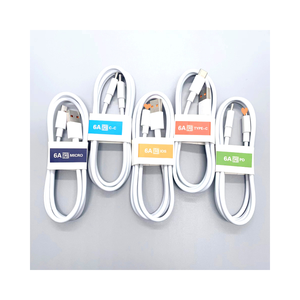 <span class=keywords><strong>Cable</strong></span> de datos USB 3.0 Micro USB para teléfono móvil al por mayor, <span class=keywords><strong>cable</strong></span> de cobre puro <span class=keywords><strong>tipo</strong></span> <span class=keywords><strong>C</strong></span> para iPhone, PVC, carga rápida 3A, trenzado - Product Image 1