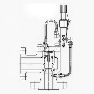 Anderson Greenwood Série 5200 Soupape de décharge de sécurité à conception équilibrée à siège souple pour la pression actionnée par pilote de gaz - Product Image 6