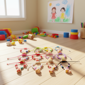 Pulsera Kapibala con Cuentas Coloridas, Joyería Infantil para Niños, Regalo - Product Image 3