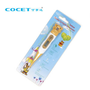 고감도 빠른 읽기 LCD 화면 온도계 의료 방수 전자 프로브 온도계 - Product Image 3