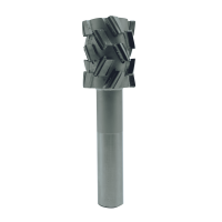Fraise à queue en carbure diamanté PCD à 6 cannelures, revêtement en titane, pour routeur CNC, pour le fraisage du bois dur et des boîtes en carton, 8 mm