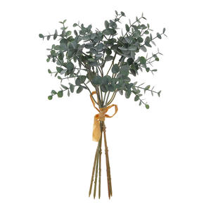 فو لمسة حقيقية الخضرة أوراق الأوكالبتوس ينبع أنواع مختلطة الاصطناعي الأوكالبتوس ينبع أوراق الأوكالبتوس الملونة - Product Image 4