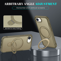 Coque de téléphone tendance avec béquille pour iPhone 16E, coque de protection magnétique professionnelle pour iPhone 13 14 15 16 17