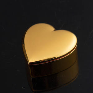 Серебристый золотой оловянный свадебный брелок в форме сердца, шкатулка для ювелирных изделий и колец для свадебной вечеринки - Product Image 6