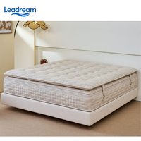 Surmatelas de luxe fait main en mousse à mémoire de forme ultra-douce et respirante, format King/Queen, avec ressorts ensachés indépendants pour chambre à coucher