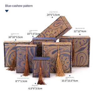 Thiết kế hiện đại lưu trữ đồ trang sức hiển thị vòng ánh sáng LED kỷ niệm ngày cưới Hộp quà tặng giấy - Product Image 4