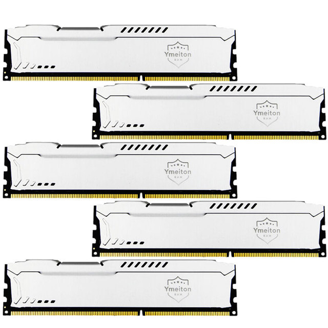 Heat Sink for U-DIMM Memory RAM DDR3 DDR4 DDR5 Desktop Computer Memorias RAMS with Colorful Heat Sink PC3 4 5 RAMs Cooling Fin