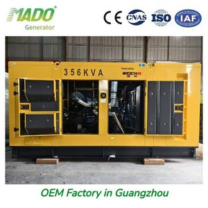 Groupe électrogène de secours silencieux WP13, moteur diesel 356 kVA 285 kW, <span class=keywords><strong>g</strong></span>énérateur Weichai 400 kVA 500 kVA 600 kW pour l'exploitation minière - Product Image 3