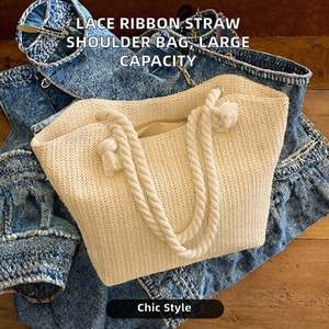 Sac bandoulière vintage de luxe pour femme tendance 2025 très vendu avec une seule poignée style rétro simple et grande capacité - Product Image 2