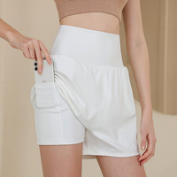 Shorts décontractés amples pour femmes avec logo personnalisé, taille haute, respirants, avec cordon de serrage et poches latérales, confortables pour la détente, la marche et la plage