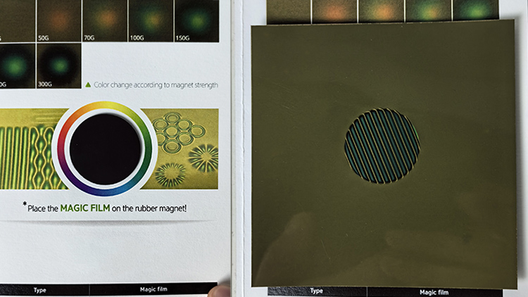 Film De Visualisation De Champ Magnétique 10x10 Cm - Détecteur De Motifs Magnétiques - Pour Expériences Scientifiques, éducation