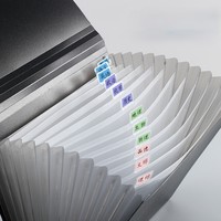 Caja Archivadora A4 de Gran Capacidad Shlan, 13 Compartimentos, Material PP Multicapa, Portadocumentos Escolar, Colores Personalizados, Impresión UV