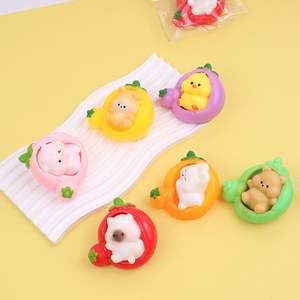 Figuras de Animales Pequeños con Diseño de Frutas y Granos, Lindas y Creativas, Decoraciones DIY para Micropaisajes, Accesorios para Bolsas Sorpresa, Artesanía de Resina - Product Image 2