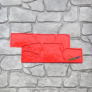 Stempel blok dinding beton batu alam, pencetak semen bata antik tekstur tikar Dinding - Product Image 3