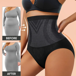 Wholesale Slimming Body Shaper <strong>Underwear</strong> Bodyshape Panty High <strong>Waist</strong> Tummy Control Brief Flat Tummy Shaper - Product Image 1