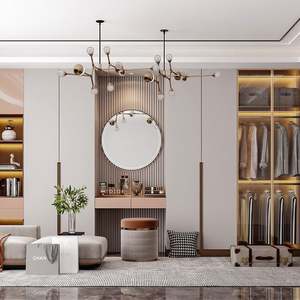 Closet Home Furniture Bedroom Furniture <b>Wardrobe</b> Customized Durable Modern Bedroom <b>Cabinets</b> Wooden E0, E1 Null - Product Image 4