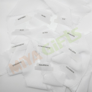 Tùy chỉnh tối giản vellum Kinh Thánh Tab mờ mờ Tạp Chí chỉ số dán 66 tiếng Anh Pháp kịch bản tự dính Christian - Product Image 4