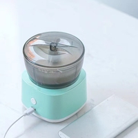 Groothandel Usb Multifunctionele Draagbare Elektrische Food Fruitmixer Vleesmolens Processor Keuken Vleesmolen Rvs Staal