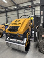 Compacteur à rouleaux compact - 330 kg 1,5 tonne 1500 kg Mini-compacteur routier avec forte vibration pour des résultats de compactage supérieurs