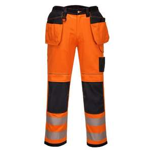 PORTWEST - T501OBR48 PW3 étui haute visibilité pantalon de travail orange/noir-EAN 5036108291342 HI-VIS WORKWEAR - Product Image 1