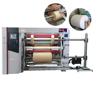 automation coated paper non woven fabric rotary label die cutting and slitting machine