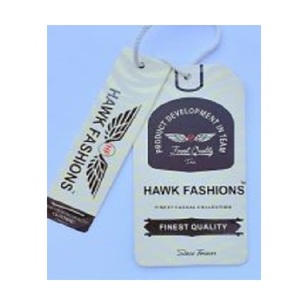 Luxury Paper <b>Hangtags</b> with Custom Logo Design and Digital Printing Emboss Foil UV Finish Options for Clothing Footwear Products - Product Image 5