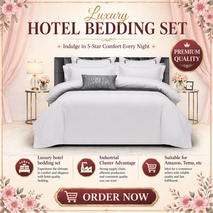 Parure de lit 100 % coton 4 pièces, drap de lit, housse de couette King size, ensemble de <span class=keywords><strong>draps</strong></span> <span class=keywords><strong>en</strong></span> coton avec 2 taies d'oreiller - Product Image 3