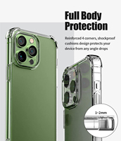 Funda de teléfono móvil transparente HD para iPhone 17 16 15 Promax 14Plus 13 12 Pro, protección de cuerpo completo, funda dura a prueba de golpes para Apple 11