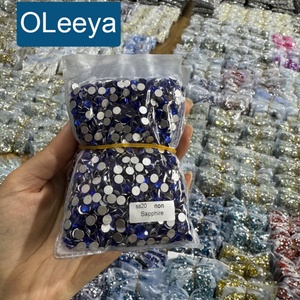Échantillons Gratuits Oleeya Strass en Cristal pour Nail Art SS3-SS50 Strass Plats Transparents Non Thermocollants à Coller pour Décorations d'Ongles - Product Image 1