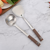 Spatule commerciale en acier inoxydable bon marché cuillère à pâtes outil de cuisine Gadget ustensiles de cuisine uniques