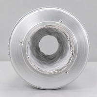 Qianjing XY-703 Silencieux acoustique flexible pour conduit, combinaison PVC/Foil d'aluminium/PET/Fibre de verre pour hôpitaux et zones de restauration - Personnalisable