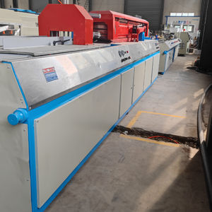 Ligne de production d'extrusion de panneaux muraux en pvc Wpc pour la décoration intérieure de maisons d'<span class=keywords><strong>occasion</strong></span> Machine de fabrication de composites bois-plastique - Product Image 6