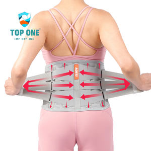 Personalizable Unisex Compresión Cintura Soporte Vida Deportes Metálico Lumbar Brace Cinturón para Hombres y Mujeres - Product Image 1