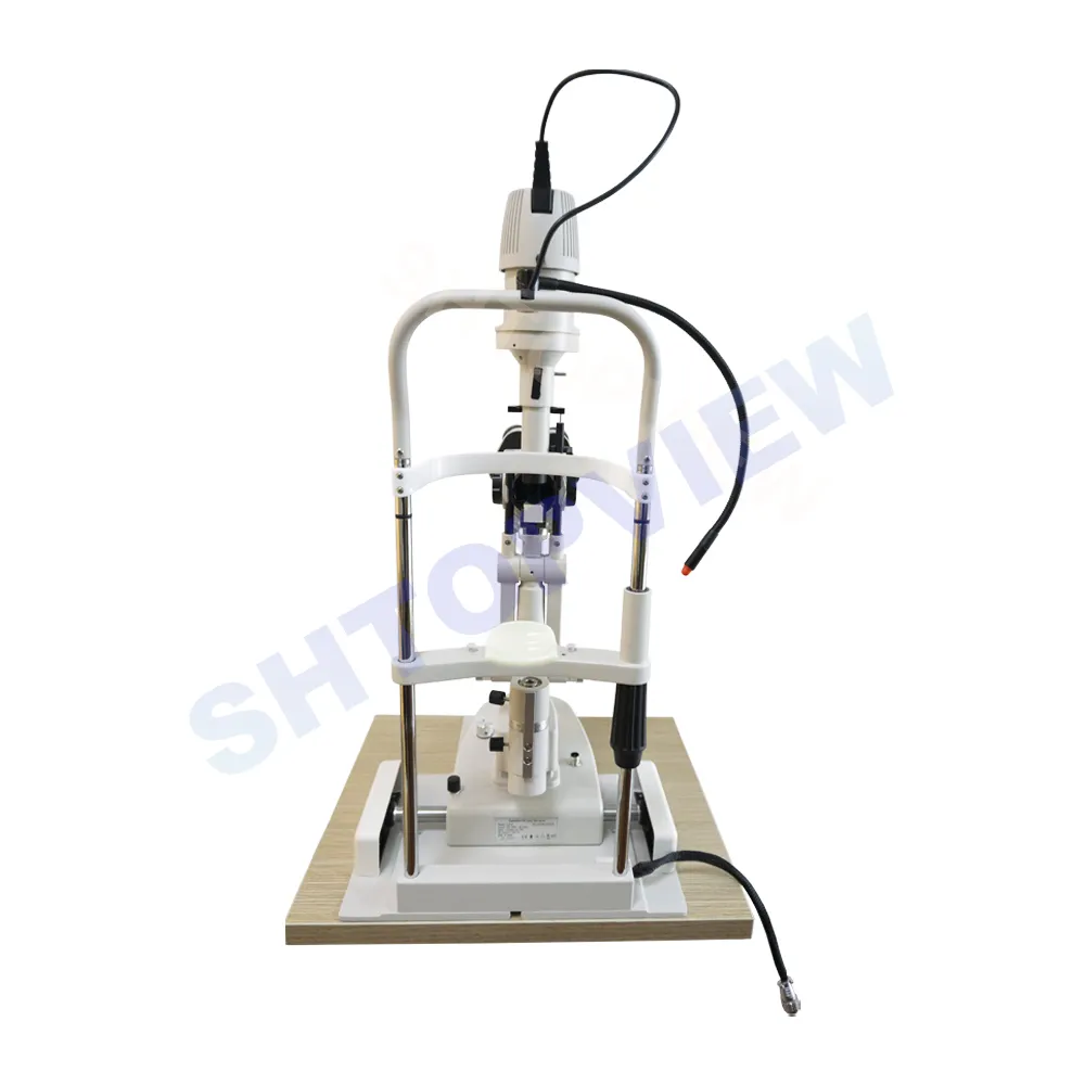 SHTOPVIEW, instrumento oftálmico profesional, equipo de prueba ocular, 5 aumentos, microscopio, lámpara de hendidura, LS-4 con sótano de metal