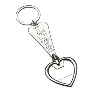 Customized Key Ring Bottle Opener Gift Love Key chain Bottle Opener Wedding Favor