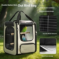 Sac de transport pour oiseaux en nylon respirant et fiable, avec rideau pare-soleil, résistant à l'eau et aux rayures, pour les activités quotidiennes et les sorties en plein air des perroquets