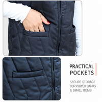 Veste chauffante softshell résistante à l'eau pour l'hiver, avec polyester coupe-vent et fermeture éclair pour zones chauffantes
