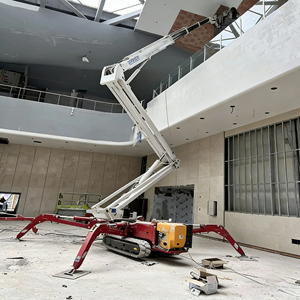 Fabrika Fiyatı 20m Çekilebilir Bomlu Örümcek Platformu Taşınabilir Kaldırıcı Teleskopik Çekilebilir Treylerli Adam Kaldırma Platformu Kiralık Platform - Product Image 5