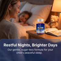 Qbioflex OEM Gummies au glycinate de magnésium avec L-thréonate et sureau pour le soulagement du stress et le soutien du sommeil, Gummies pour le sommeil des enfants