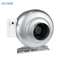Ventilateur de gaine en ligne à flux mixte DCFAIR Eco-Watt 5 pouces 100V 120V, extracteur d'air pour tentes de culture, certifié CE