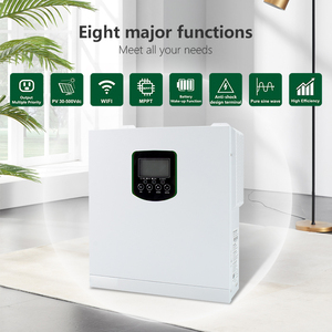 Máy tất cả trong một năng lượng mặt trời 3500W | biến tần hiệu suất cao + Bộ điều khiển + Bộ sạc | hệ thống năng lượng mặt trời tích hợp đa chức năng - Product Image 4